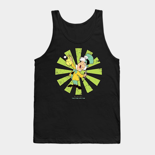 The Mad Hatter Retro Japanese Tank Top by Nova5